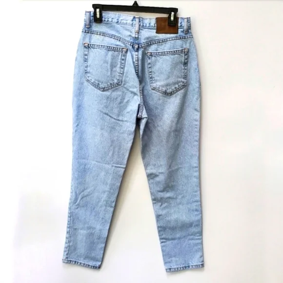 VINTAGE CALVIN KLEIN Light Denim 90s Jeans Sz 12 - Picture 2 of 16
